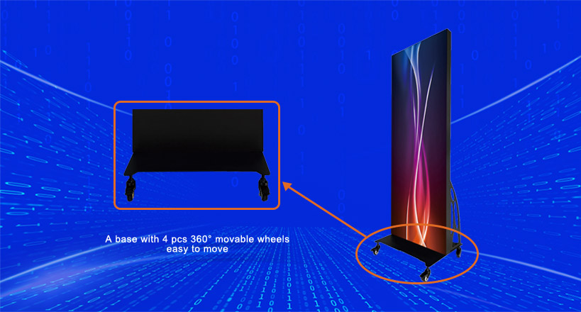 led poster structure